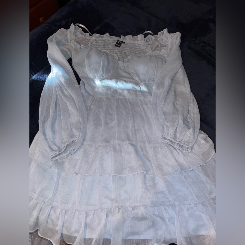 Windsor Skater Dress Blue Mini